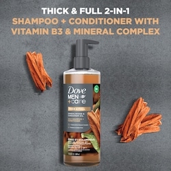 Dove Thick & Full 2-in-1 Shampoo + Conditioner Sandalwood