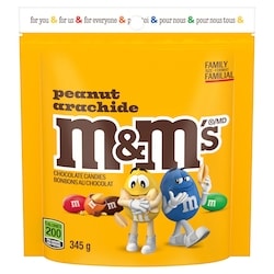 M&M's Peanut Milk Chocolate Candies, Family Bag 345 g, $2.75/100g
