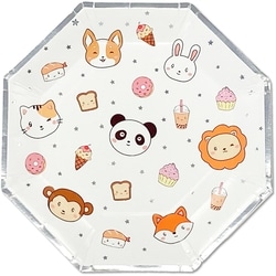 Kawaii 8ct Shaped Plates