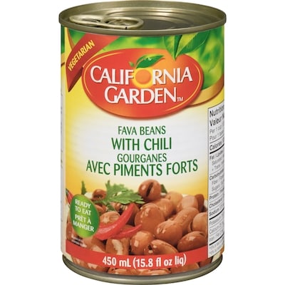 California Garden Gourganes avec piments forts 450 g, 0,44 $/100g