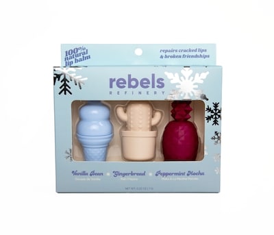 Rebels Refinery Coffret-cadeau de baumes à lèvres mixtes - Hiver 1 ea, 17,49 $/1ch