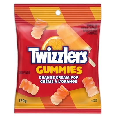 Twizzlers Gummies Orange Cream Pop, 10Ct 170 g, $1.46/100g