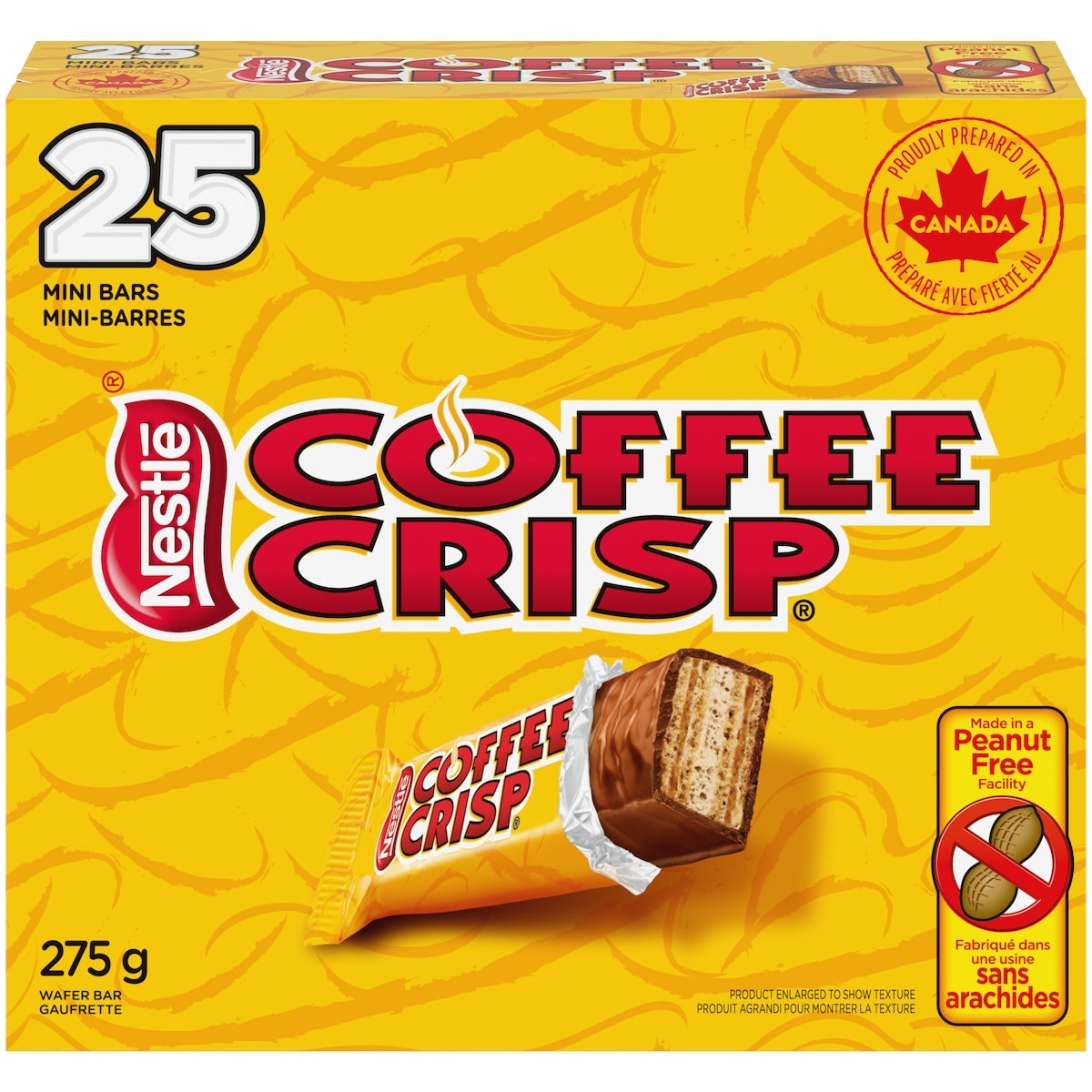 Nestlé Mini-gaufrettes, sans arachides, emballées individuellement 275 g, 2,55 $/100g