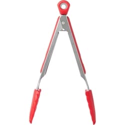 Everyday Essentials Stainless Steel Tongs - Red 1 ea, $5.00/1ea