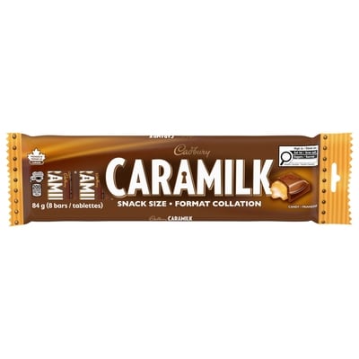 Cadbury CARAMILK Chocolatey Candy Snack Size 8ct 84 g, $3.92/100g