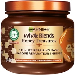 Honey Treasures Hair Mask for Damaged Hair, 1-Minute Application