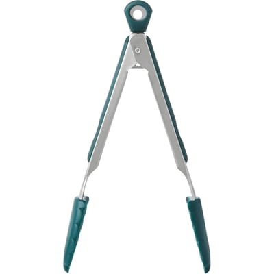 Everyday Essentials Stainless Steel Tongs - Green 1 ea, $5.00/1ea