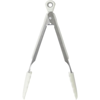 Everyday Essentials Stainless Steel Tongs - White 1 ea, $5.00/1ea