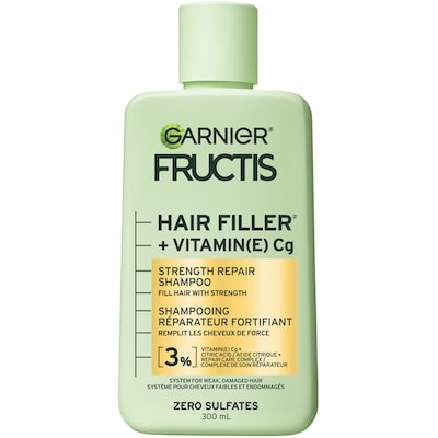 Garnier Fructis Hair Filler Strengthening Shampoo 300 ml, $3.66/100ml