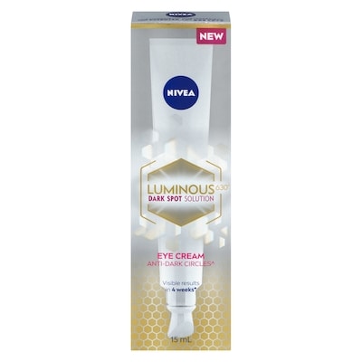 Nivea Luminous630 Dark Spot Solution Eye Cream 15 ml, $353.27/100ml