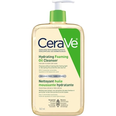 Cerave Hydrating Foaming Oil Cleanser 562 ml, $4.27/100ml