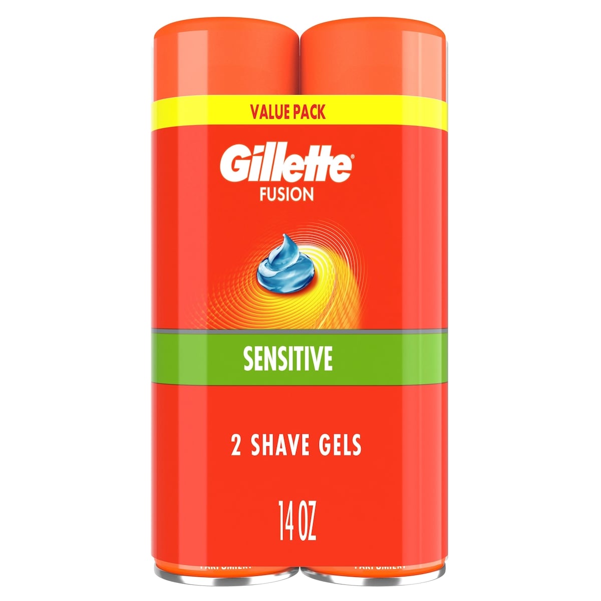 Gillette Fusion5 Ultra Sensitive Hydra Men's Shave Gel Twin Pack 396 g, $3.53/100g