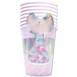 Mermaid 8ct Paper Cups