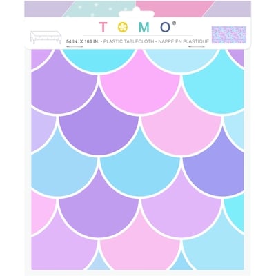 Tomo Mermaid Plastic Tablecloth 1 ea, $3.00/1ea