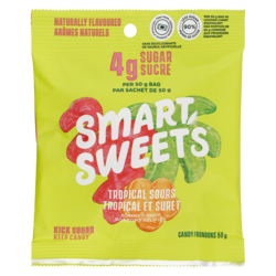 Smart Sweets Candy Tropical Sours Gummy Candy 50 g, $8.00/100g
