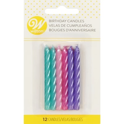Wilton Bougies d'anniversaire 12 ea, 0,25 $/1ch