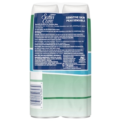 Gel à raser Peau sensible, crème à raser pour femmes, paquet double (7 oz)/paquet de 2