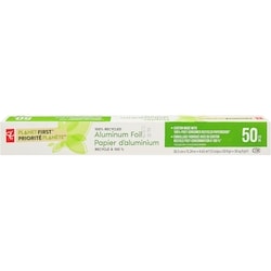President's Choice Planet First™ Recycled Aluminum Foil 1 ea, $6.00/1ea