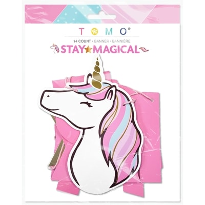 Tomo Unicorn Banner 1 ea, $4.00/1ea