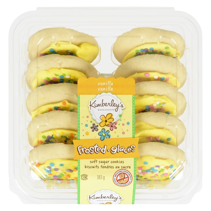 Soft Sugar Cookies Vanilla Frosted