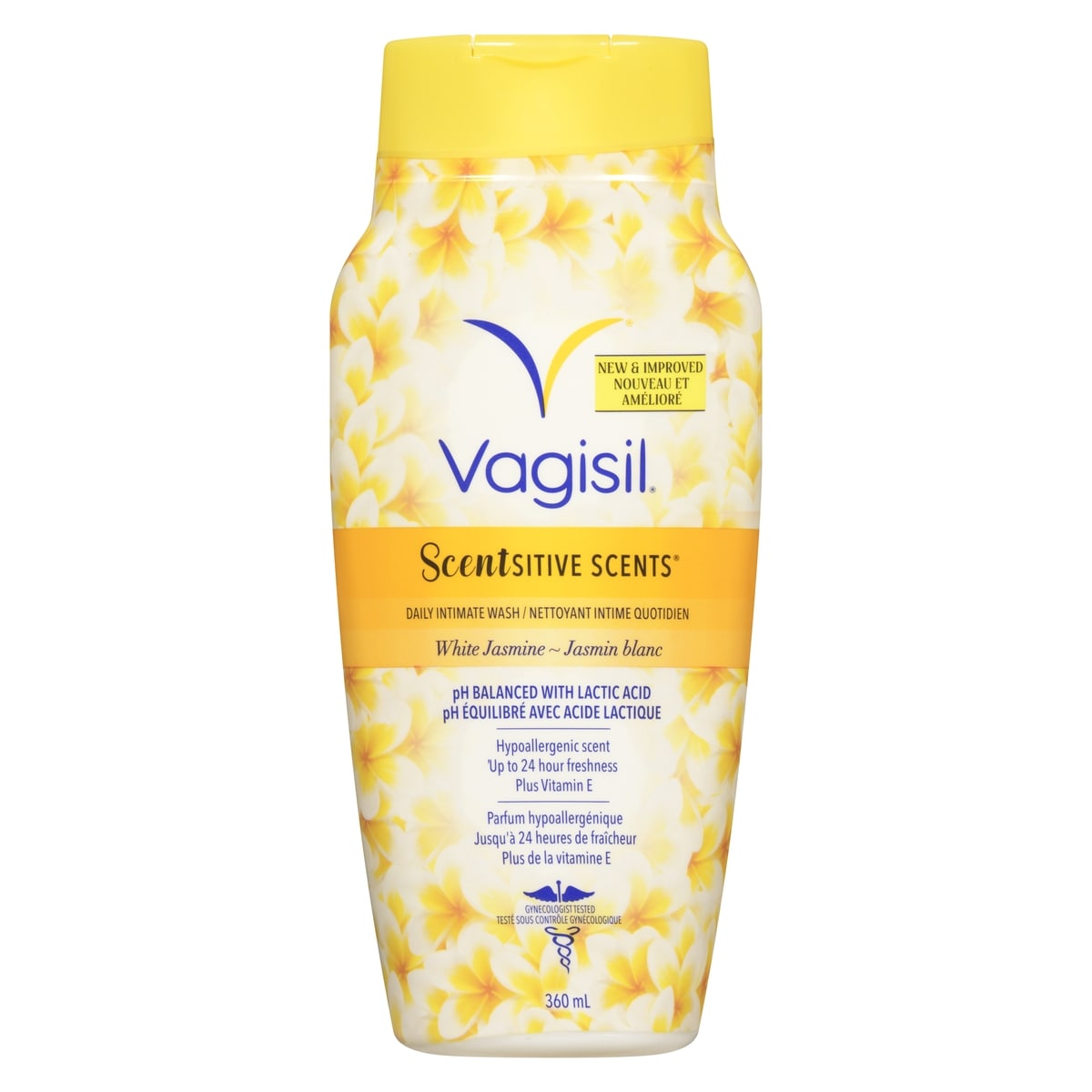 Vagisil Scentsitive Scents Daily Intimate Wash White Jasmine 360 ml, $2.62/100ml