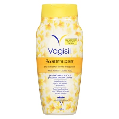 Vagisil Scentsitive Scents Daily Intimate Wash White Jasmine 360 ml, $2.91/100ml