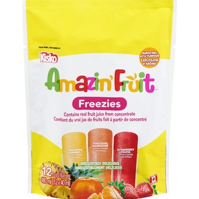 Kisko Amazin' Fruit Freezies 480 ml, 0,89 $/100ml
