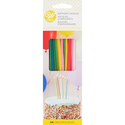 Wilton Bougies d'anniversaire 1 ea, 1,49 $/1ch