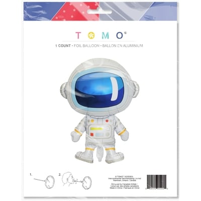 Tomo Ballon en aluminium espace 1 ea, 3,50 $/1ch