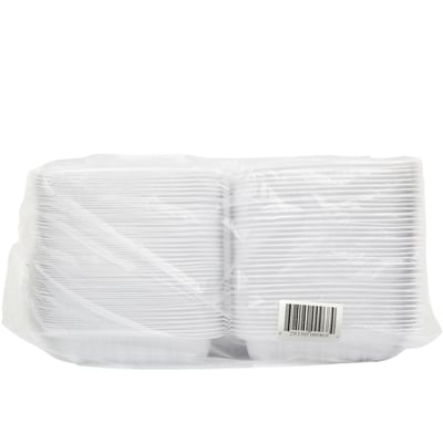 Eco-Packaging 7X7" Pp Hinged Container 75 ea, $0.10/1ea