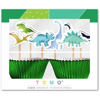 Tomo Dinosaur 24 Sets Cupcake Kit 1 ea, $4.50/1ea