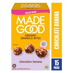 Made Good Chocolate Banana Granola Bites 15pk 360 g, $3.05/100g