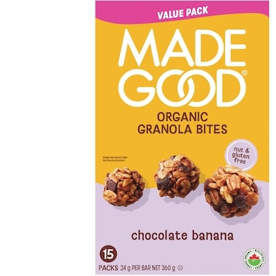 Made Good Granola Minis Chocolate Banana 360 g, $3.05/100g