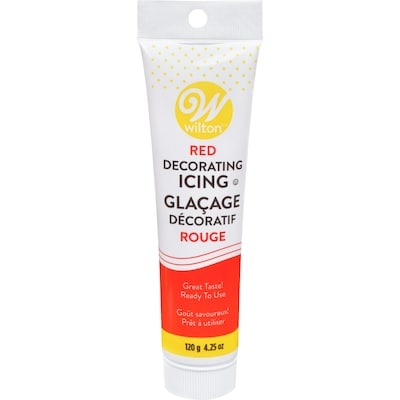 Wilton Glaçage décoratif rouge 120 g, 4,17 $/100g