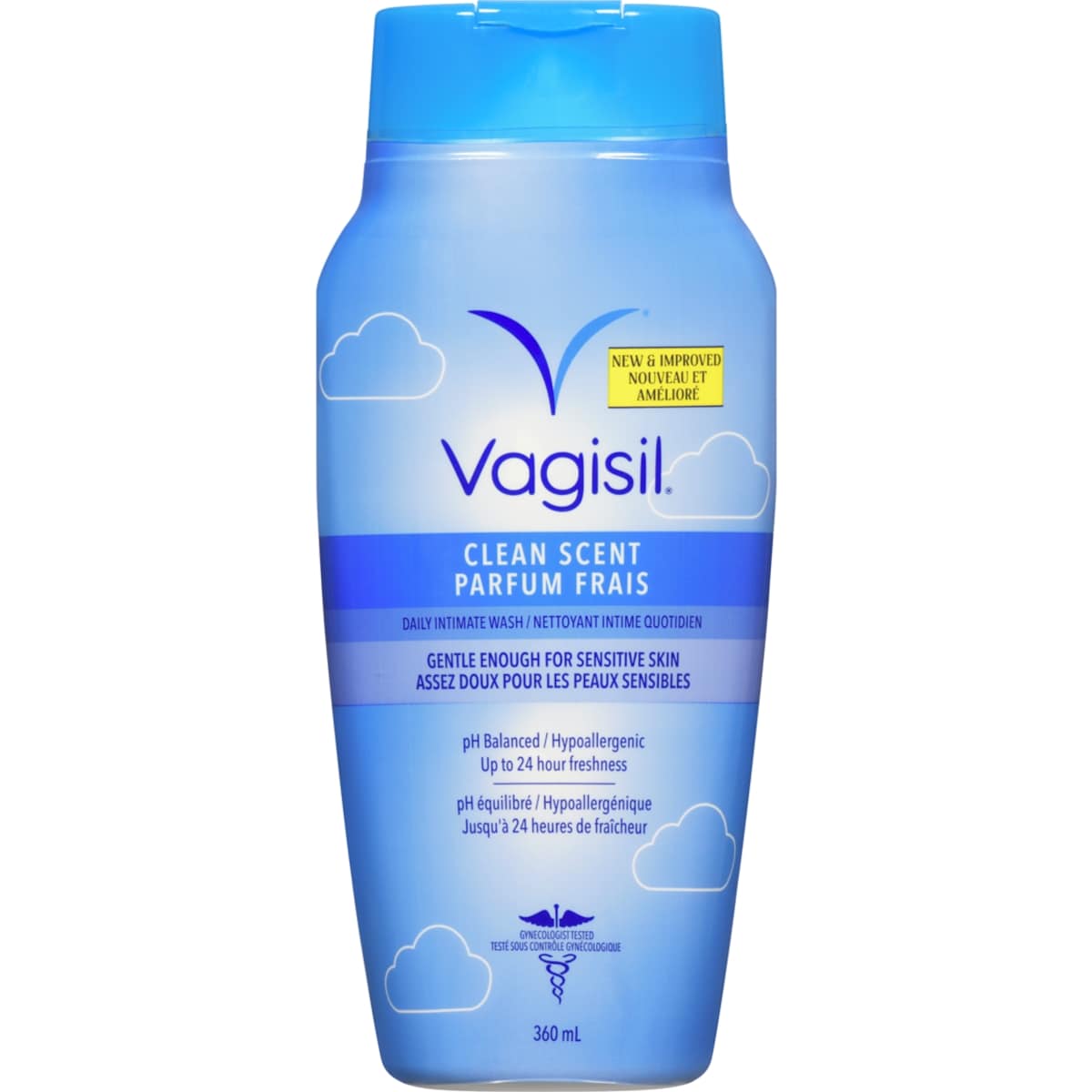 Vagisil Daily Intimate Wash Clean Scent 360 ml, $2.62/100ml