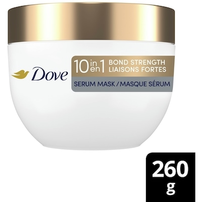 Dove 10-in-1 Bond Strength Hair Mask with Bio Protein Care + peptides 260 g, $3.17/100g