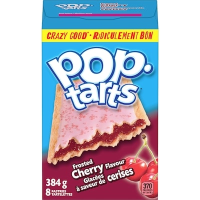 Kellogg’s Poptarts Tartelettes glacées à saveur de cerises 384 g, 1,04 $/100g