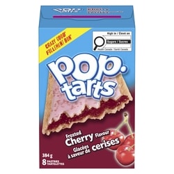 Kellogg’s Poptarts Tartelettes glacées à saveur de cerises 384 g, 1,04 $/100g