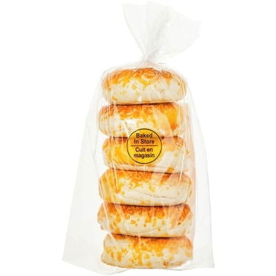 null Bagel au fromage cheddar, paquet de 6 6x96.0 g, 0,87 $/100g