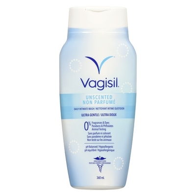 Vagisil Daily Intimate Wash Unscented 360 ml, $3.05/100ml