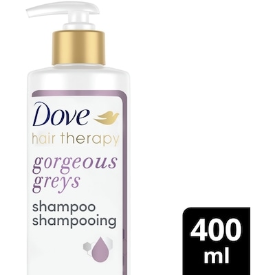 Dove Gorgeous Greys Purple Shampoo 400 ml, $2.75/100ml