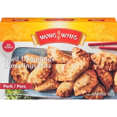 Wong Wing Fried Dumplings Pork Family Pack 352 g, $2.27/100g