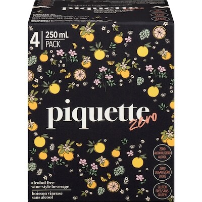 Benjamin Bridge Alcohol Free Wine-Style Beverage Piquette Zero 4x250.0 ml, $1.30/100ml