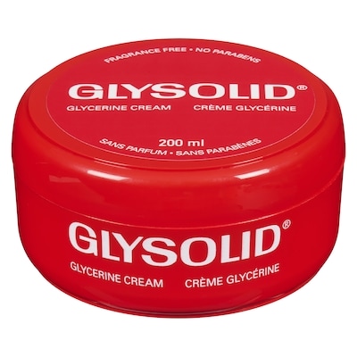 Glysolid Glycerine Cream, fragrance free 200 ml, $5.00/100ml
