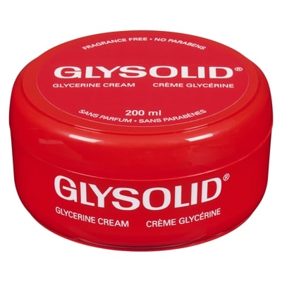 Glysolid Crème glycérine, sans parfum 200 ml, 3,50 $/100ml