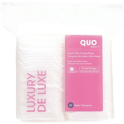 Quo Tampon de coton ultra doux 80 ea, 0,06 $/1ch
