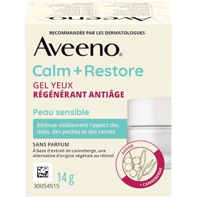 Aveeno Gel yeux régénérant antiâge Calm + Restore 14 g, 285,64 $/100g