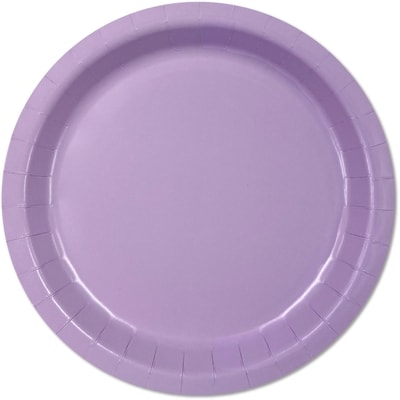 Tomo Solid 16ct Round Plates Purple  1 ea, $2.50/1ea