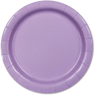 Tomo Solid 20ct Round Plates Purple 1 ea, $2.00/1ea