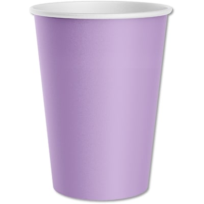 Solid 8ct Paper Cups Purple